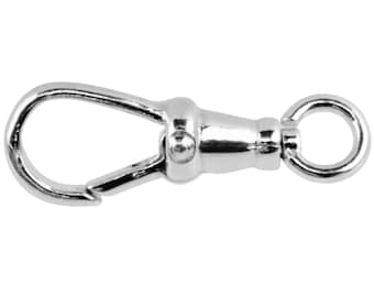 Silver albert swivel 15mm 19mm 23mm 25mm 29mm sterling silver jewellery clasp