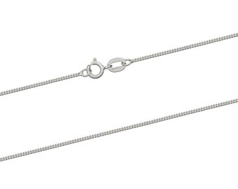 White Gold Chain - Etsy