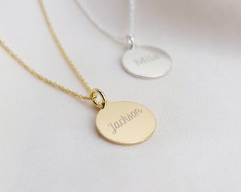 Personalised Name Necklace, Engraved Necklace, Personalised Necklace, Name Jewellery, Custom Necklace, Gift for Her, Birthday Gift