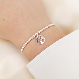Sterling Silver Tree of Life Bracelet, Best Friend Gift, Friendship Jewellery, Birthday Gift For Her