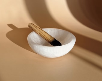 Selenite Charging Bowl 10cm, Crystal Cleansing Bowl, Spiritual Gifts