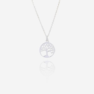 Sterling Silver Tree of Life Necklace For Women, Minimalist Necklace, Dainty Necklace, Tree of Life Jewellery, Family Tree, Gift For Mum