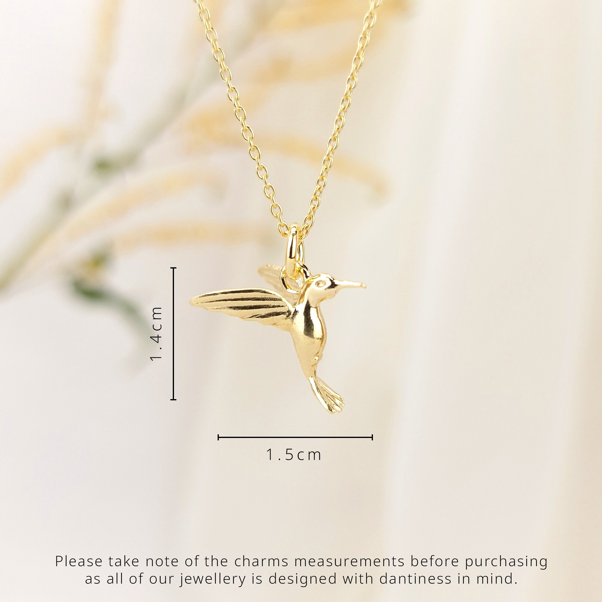 Gold Hummingbird Necklace Necklaces for Women Gifts for Etsy UK