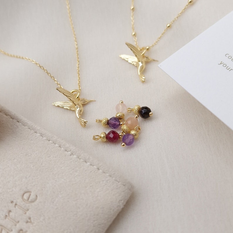 Gold Hummingbird Necklace Necklaces for Women Gifts for Etsy UK