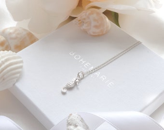 Sterling Silver Seahorse Necklace, Seahorse Jewellery, Necklaces for Women, Bridesmaid Gift, Gift for Her, Birthday Gift, Dainty
