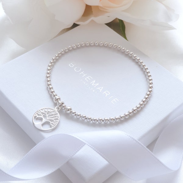 Sterling Silver Tree Of Life Bracelet, Bracelets for Women, Tree Of Life Jewellery, Best Friend Gift, Gift for Her, Birthday Gift