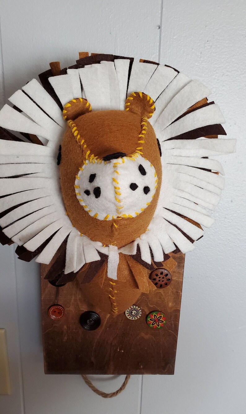 handmade peacock faux felt taxidermy decor wall mount baby kid room stuffed woodland decor baby gift nursery decor handmade gift gallery pho