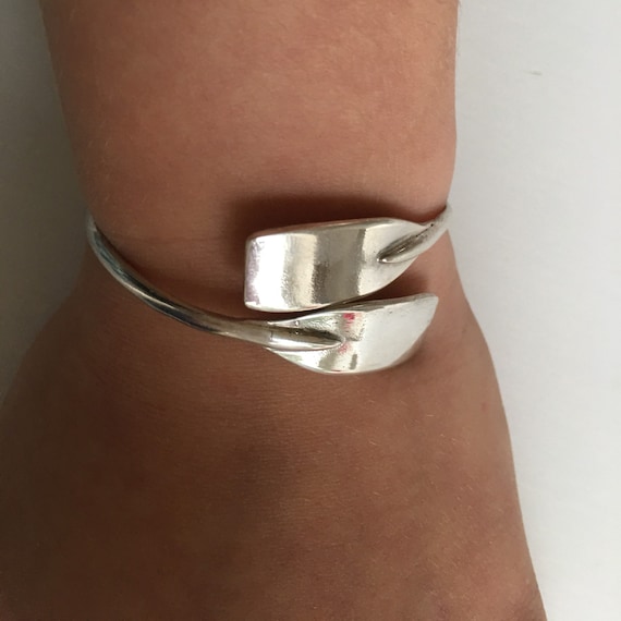 Sterling Silver Oar Blade Charm Bracelet