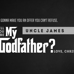 ¿Serás mi padrino?, ¿Serás mi tarjeta de padrino?, ¿Serás mi regalo de padrino?, ¿Serás mi padrino imprimible?, Regalo de padrino, PDF