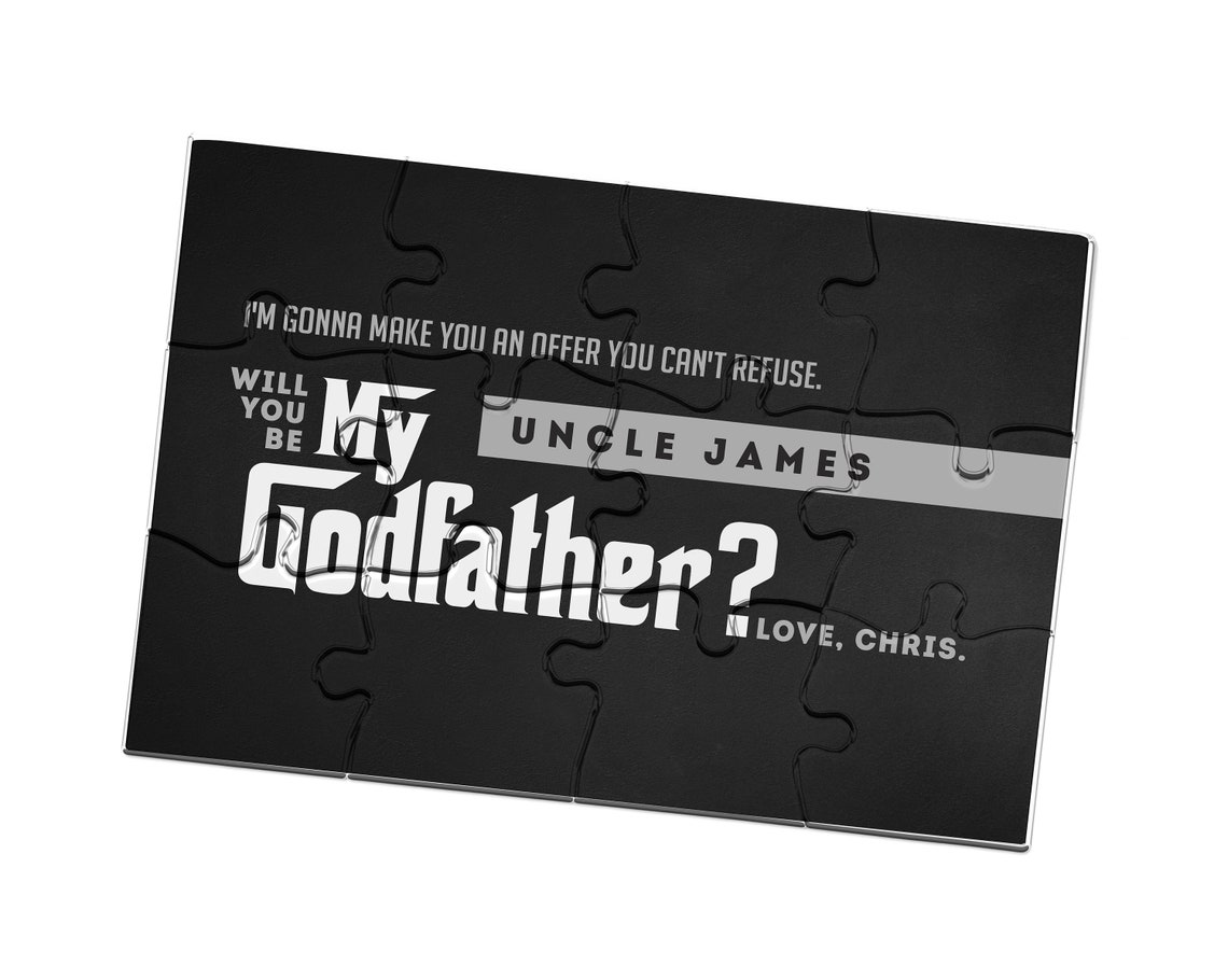 Will You Be My Godfather,will You Be My Godfather Card,will You Be My