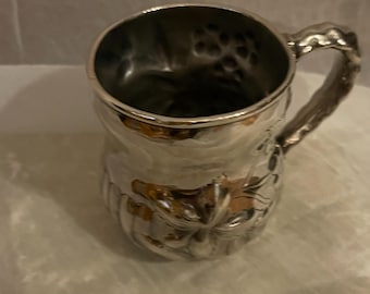 Antique, CHILDS MUG By The WILCOX Silver Plate Co., Victorian Styling, 19th Century