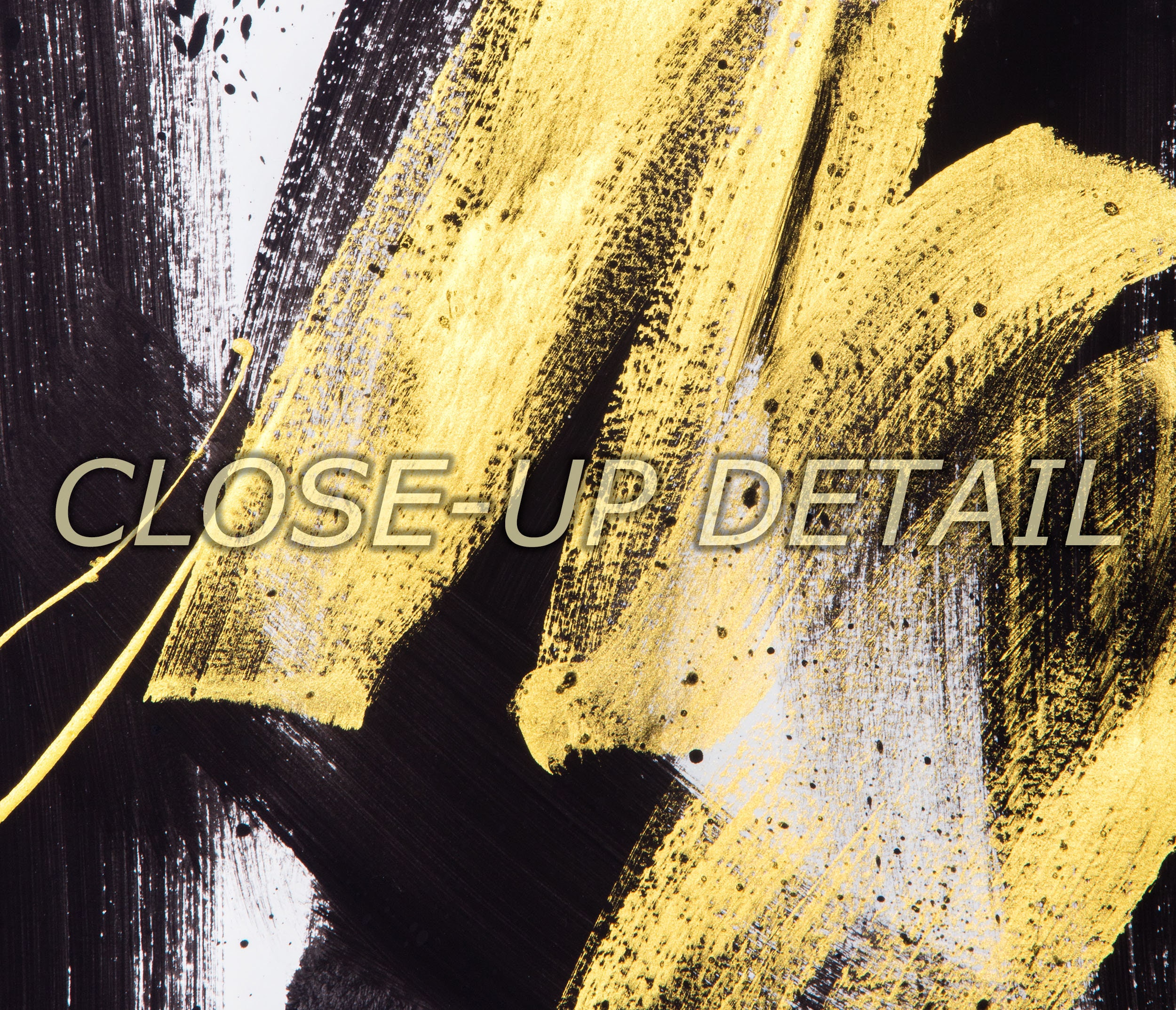 Modern Wall Art Black White Gold Wall Art for Living Room Etsy