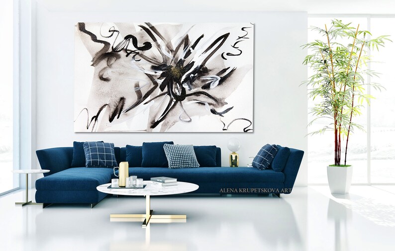 Black and white art for bedroom and living room Home decor Etsy