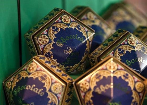 Harry Potter Style Chocolate Frog Box 26 Trading Cards Instant Download Pdf