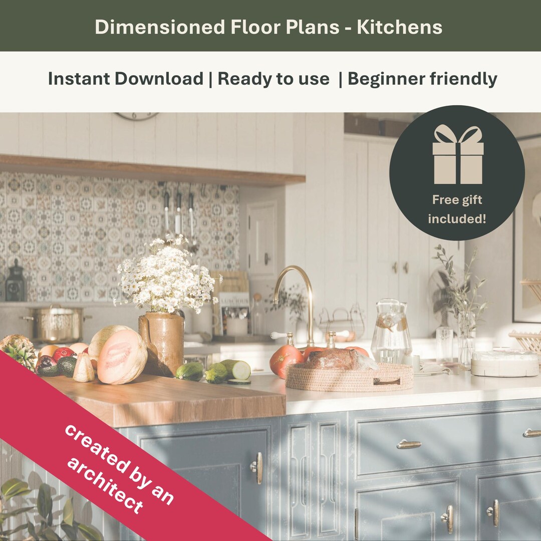 Kitchen Designing Templates | Architect Plans to Scale PDF | Kitchen ...