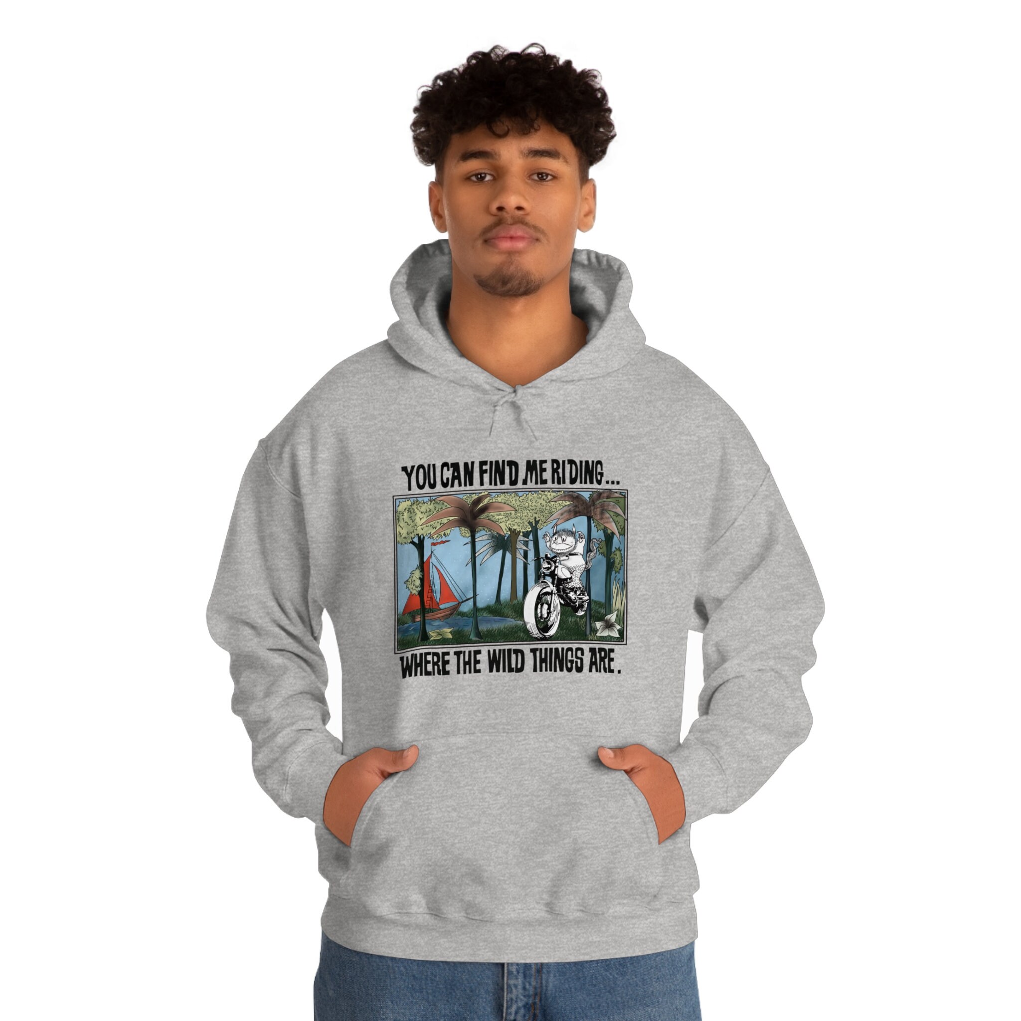 トップス WHERE THE WILD THINGS ARE Hoodie BLACK 1 WHERE THE WILD THINGS ARE Hoodie - BLACK 001 (25-01003S