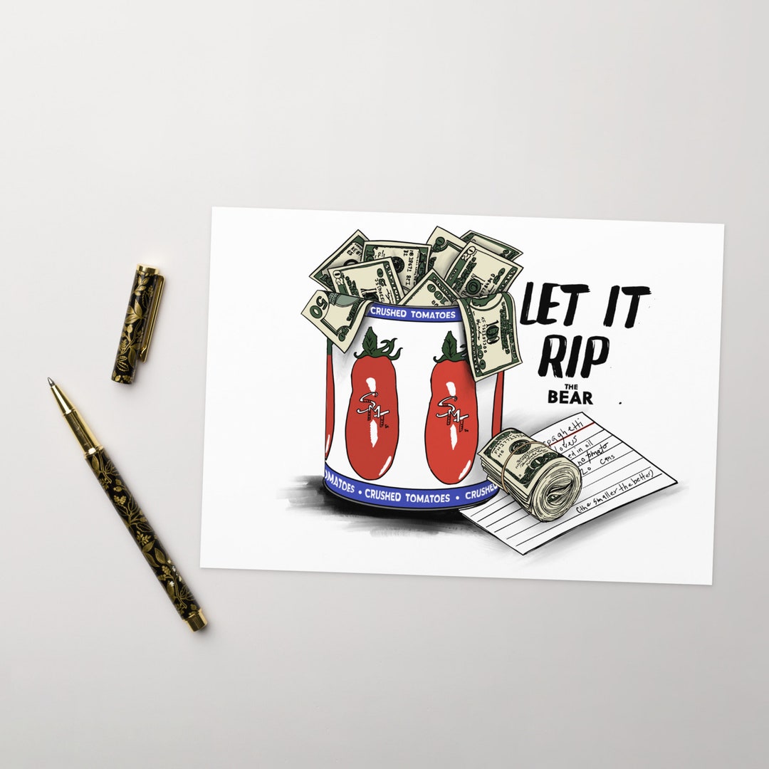 Let It Rip Greeting Card - Etsy