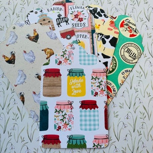 Homestead farm gift tags Dairy Cows Chicken Barnyard Farm Animals Gift tags Birthday Gifts