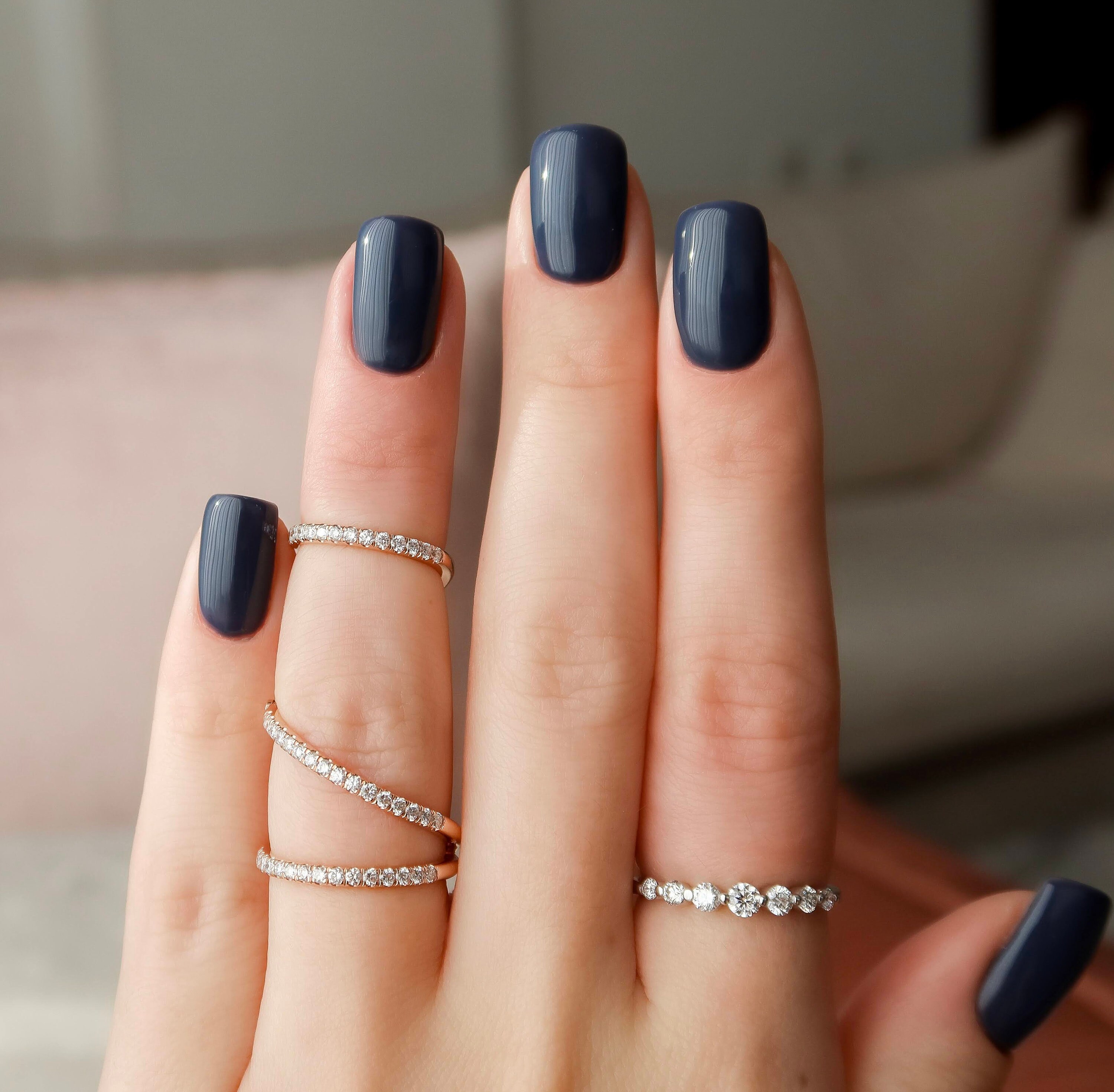 Articulated Ring, Full Finger Ring, Wrap Spiral Ring in Solid Rose Gold with Diamonds