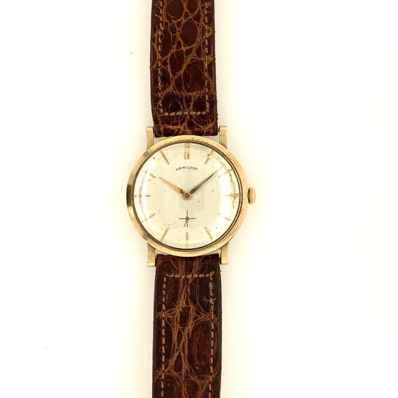 Vintage Hamilton 770 Cal 10k Gold Filled Manual Wind Mens Watch