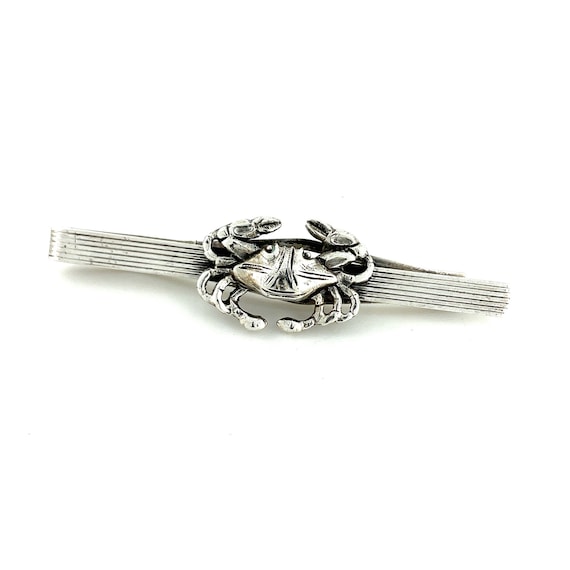 Vintage Danecraft Crab Tie Clip / Sterling Silver… - image 1