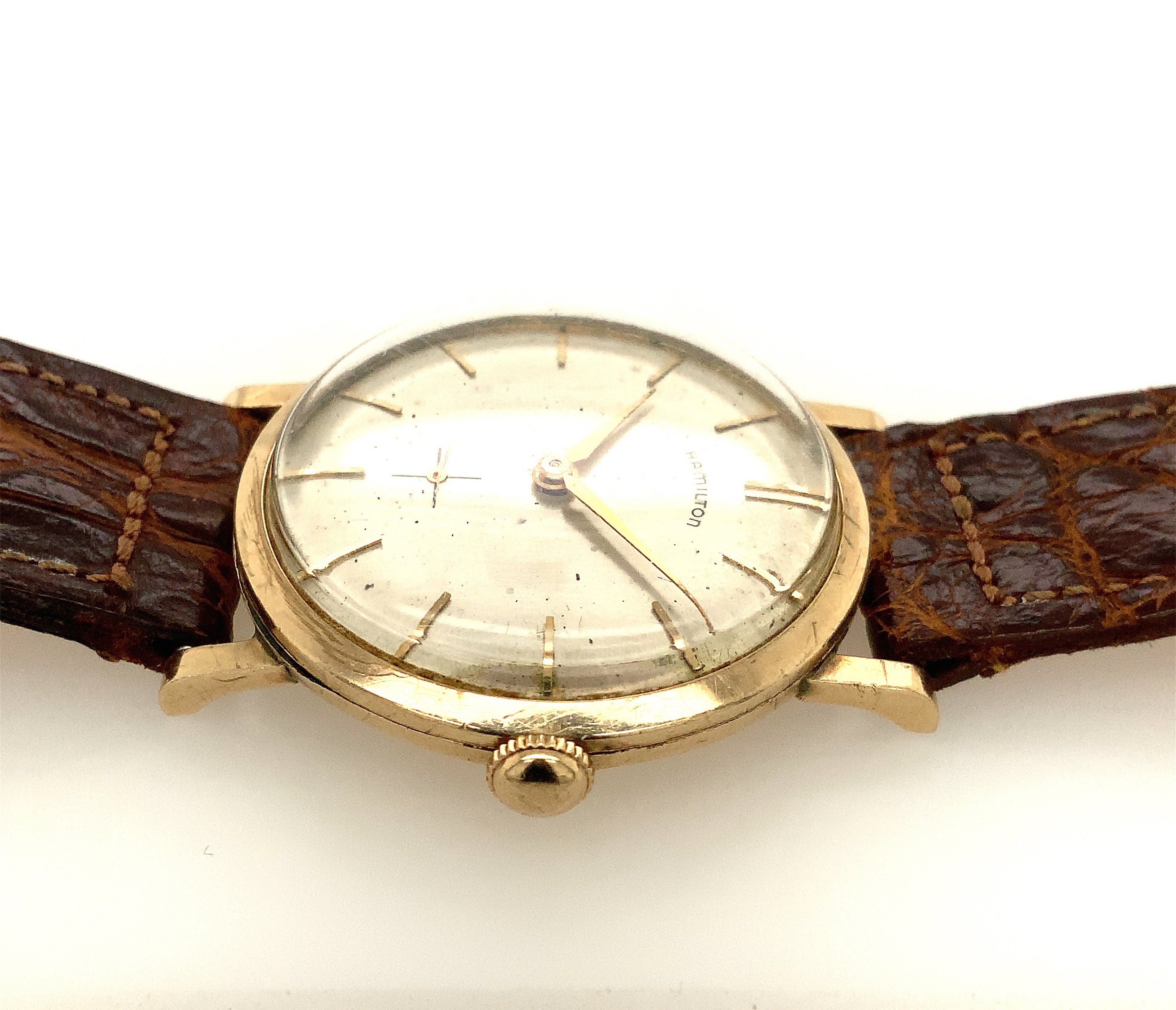 Hamilton gold watch value clearance