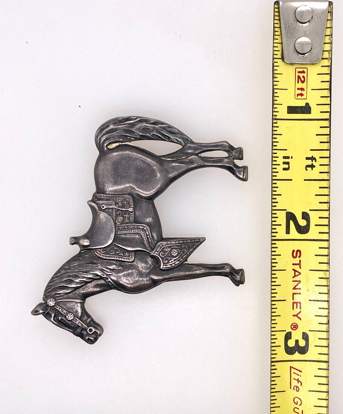 Vintage Horse Sterling Silver Brooch | Etsy