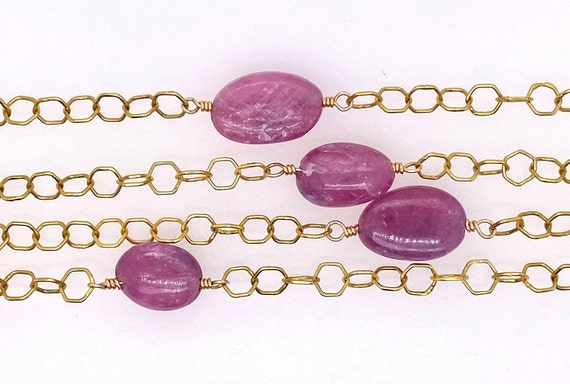 Vintage Ruby 18K Yellow Gold - image 4