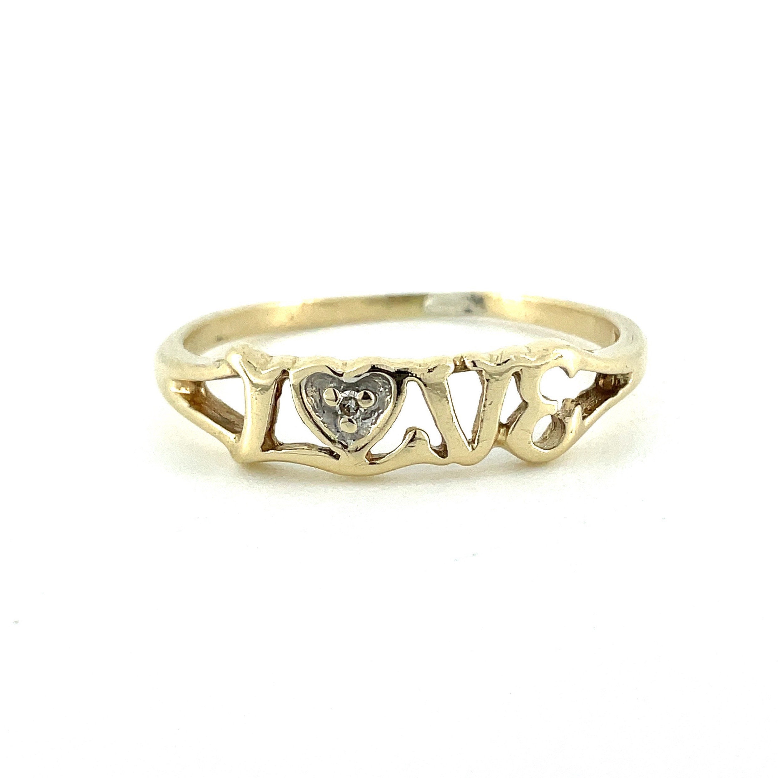 Vintage outlet love ring