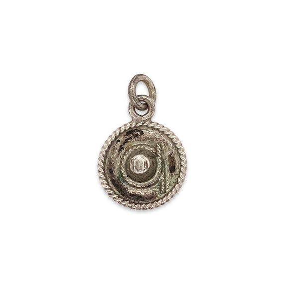 Silver Sombrero Charm / Solid Sterling 925 / Char… - image 3