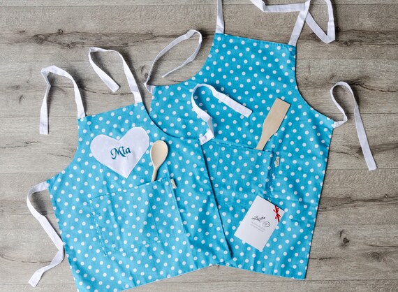 Customised aprons on sale