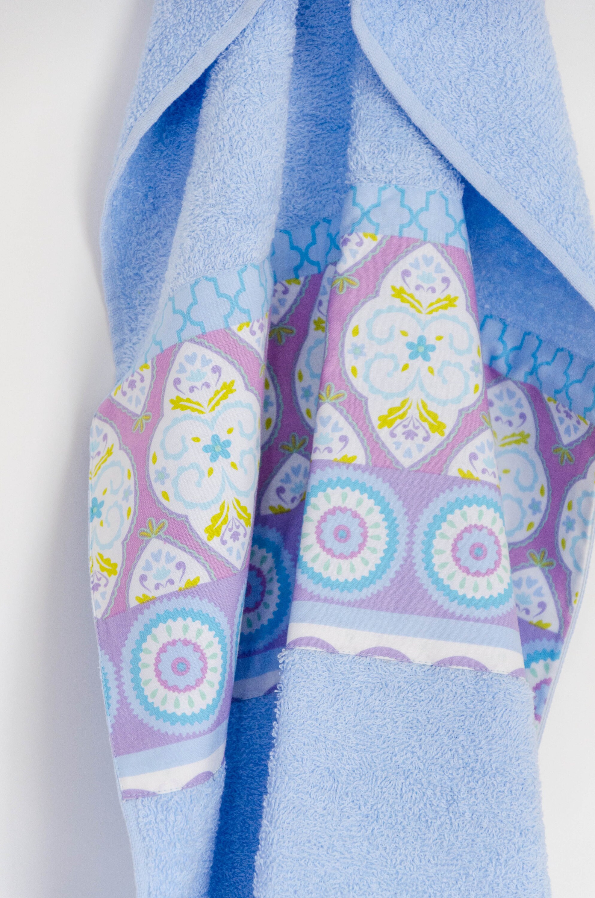 Handmade Hand Towel With Ornaments. Blue Oriental Decorative Etsy UK