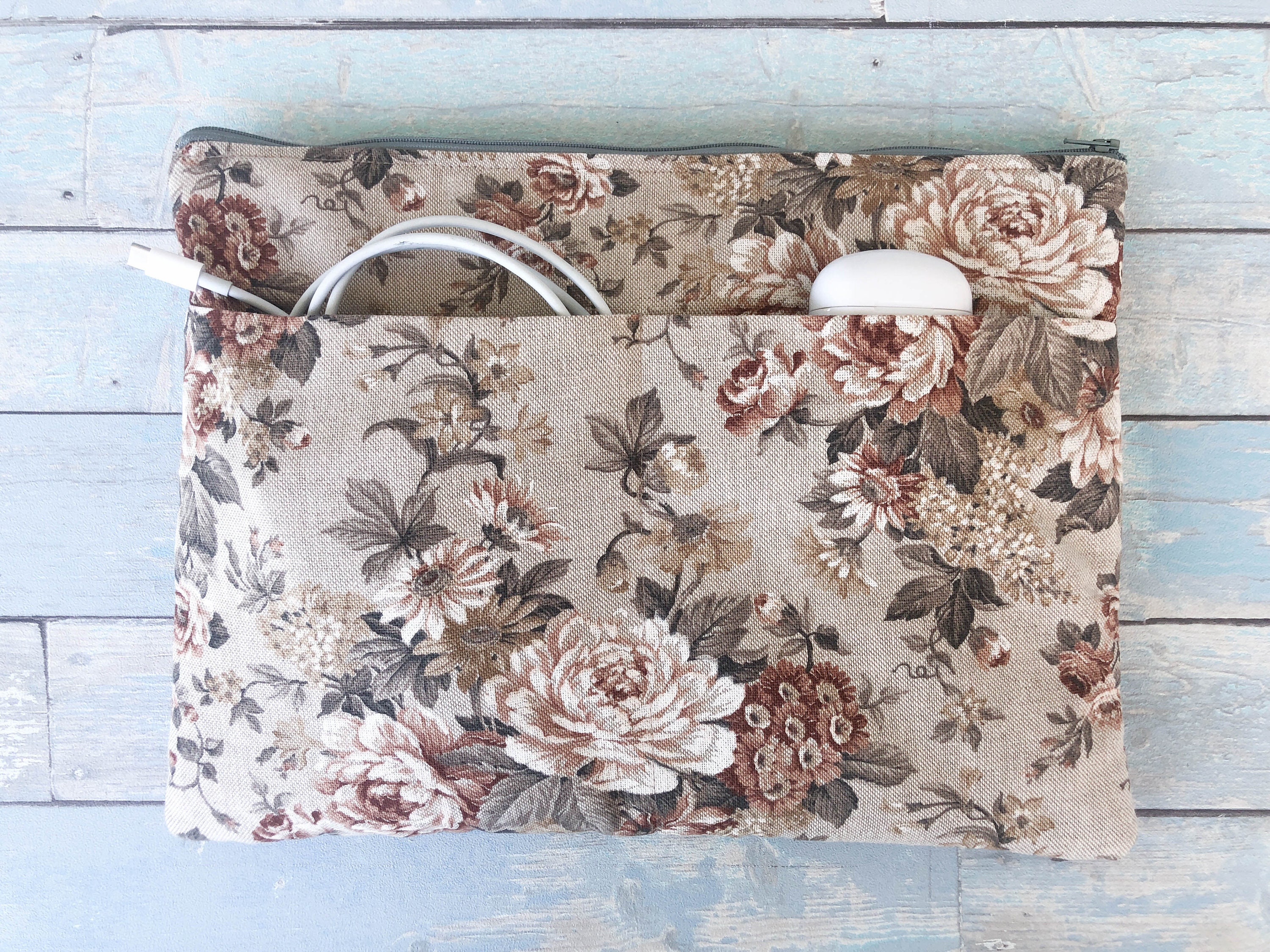 Floral Fabric Laptop Case. Laptop Bag for Macbook Air Etsy UK
