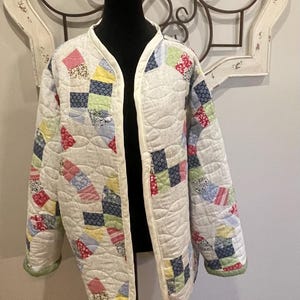 vintage quilt coat