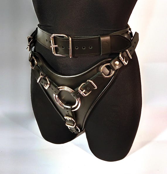 Strapon Hschen Lederband auf Harness Fetisch BDSM Bondage Hochwertige  groen Durchmesser des Penis O-Ring Durchmesser 50/60 mm - Etsy.de