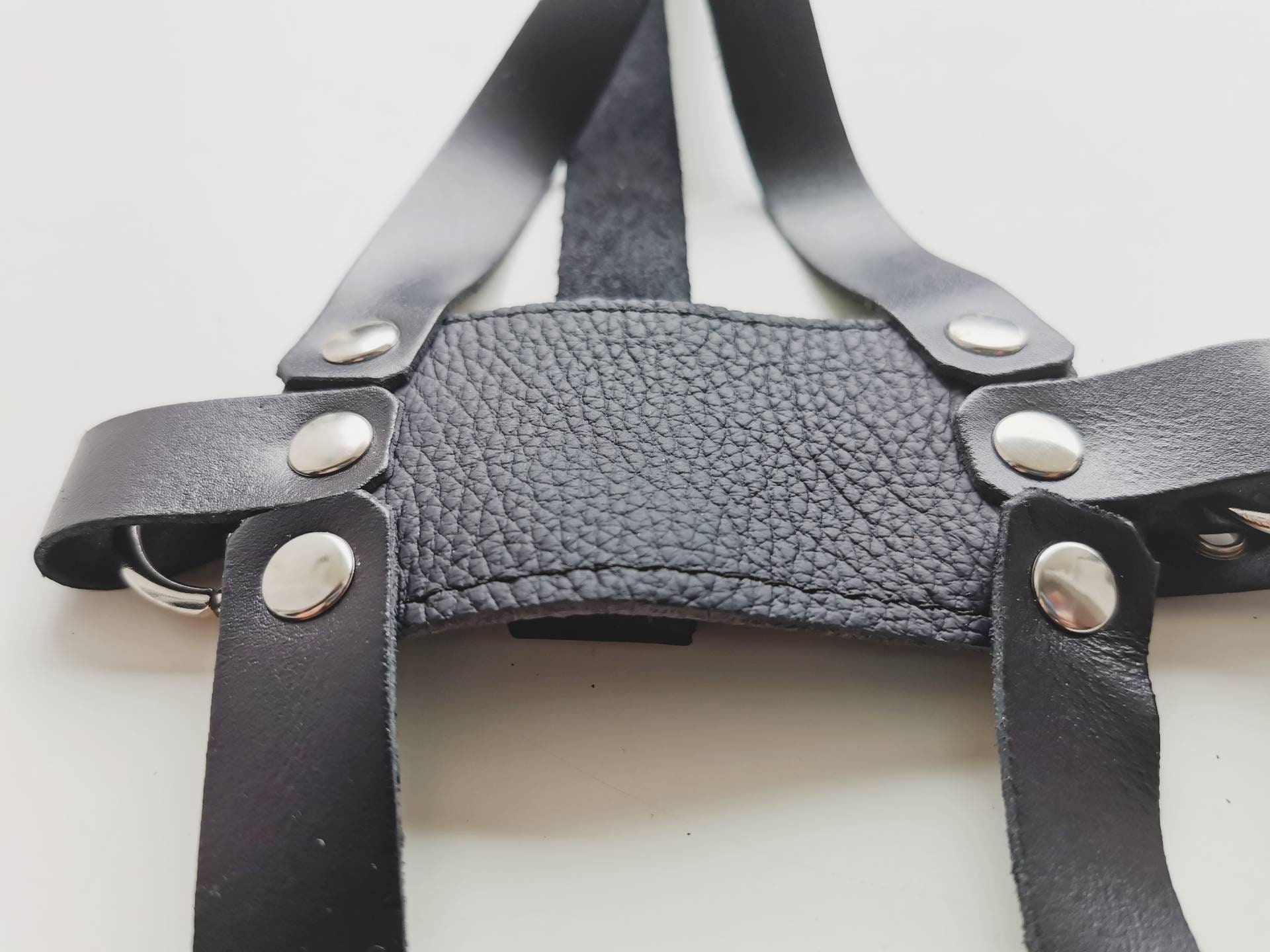 Maschera sottomissiva fetish in pelle vegana | Benda bdsm Maschera sottomissiva fetish in pelle vegana | Benda bdsm