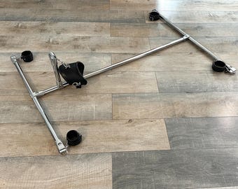 Restraints spreader bar pillory legs and hands BDSM mature with neck spreader bondage gear leather Handcuffs restraint fetish