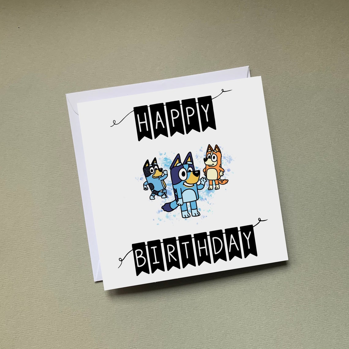 Buy Bluey Birthday Card, Official Bluey Greeting Card, Happy Birthday Bluey Card