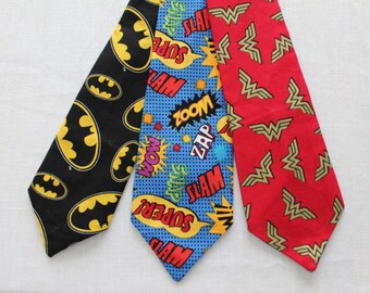 Superhero Necktie - Etsy