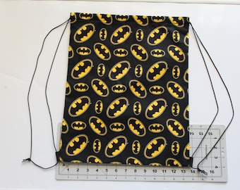 Superhero Drawstring Backpack