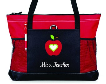 Personalized Custom Tote Bag Purse Teacher Principal Teacher's Aid School Helper Gift End of School Year Gift  Bag Tote Bag Graduation Gift