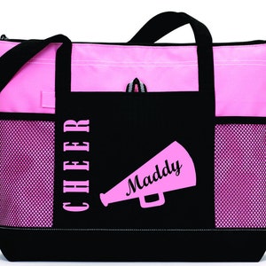 Personalized Custom Tote Bag Purse Cheer Dance Gymnastic Championship Cheer Mom Cheer Meet Spirit Wear Dance Class Cheer Class High School
