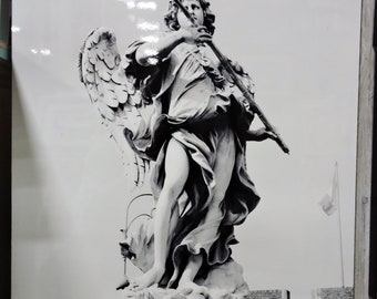 Roman Angel 16x20 ready to hang art