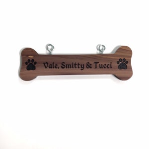 Custom Wood Sign For Dogs  Wood Routed Sign Personalized Wooden Dog Bone Sign Custom Pet Sign Paw Fur baby 4 legged friends