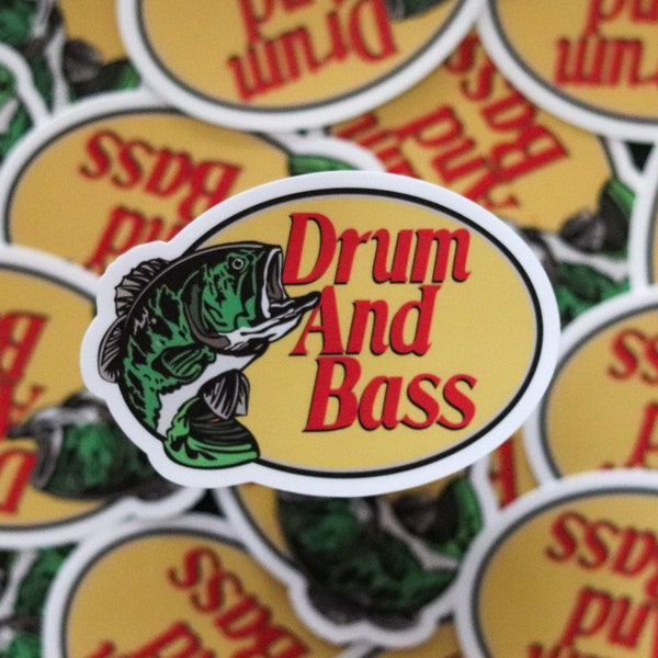 Drum and Bass Sticker