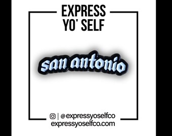 San Antonio Enamel Pin