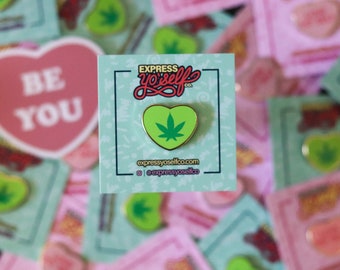 MJ Candy Heart Pin