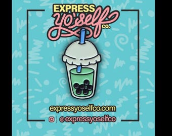 Boba Tea Pin