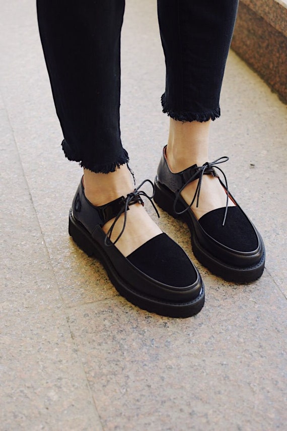 women's platform mary jane shoes