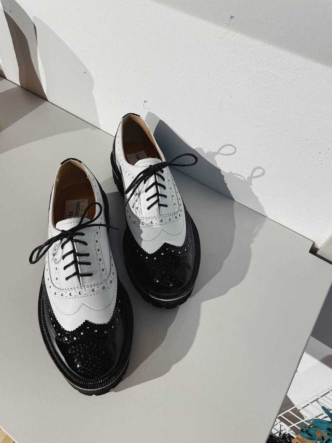 White oxford pumps new arrivals